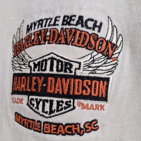 Harley Davidson - Embroidered Emblem T-shirt - Picture 3 of 6